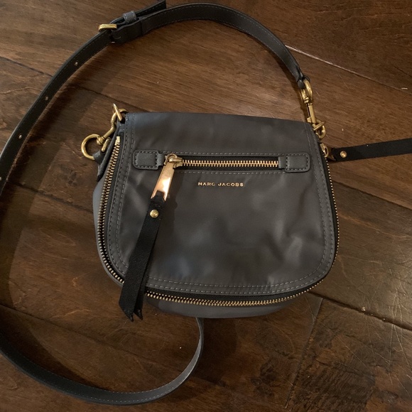 Marc Jacobs Black Trooper Nomad Crossbody Saddle Bag - Picture 1 of 4